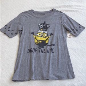 ⭐️ Royal Minion Despicable Me Quote Jersey Tee